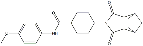 4-(3,5-dioxo-4-azatricyclo[5.2.1.0~2,6~]dec-4-yl)-N-(4-methoxyphenyl)cyclohexanecarboxamide|