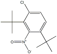 1,3-ditert-butyl-4-chloro-2-nitrobenzene Structure