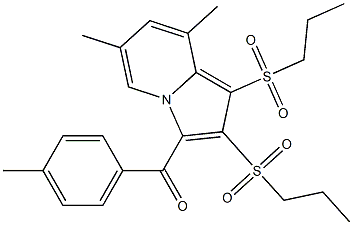 [6,8-dimethyl-1,2-bis(propylsulfonyl)-3-indolizinyl](4-methylphenyl)methanone