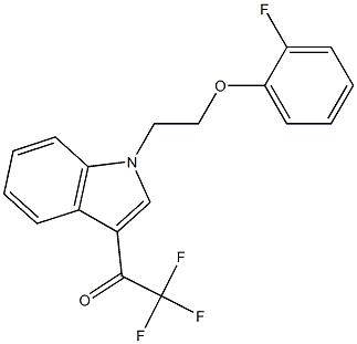 2,2,2-trifluoro-1-{1-[2-(2-fluorophenoxy)ethyl]-1H-indol-3-yl}ethanone