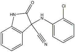 3-(2-chloroanilino)-2-oxoindoline-3-carbonitrile