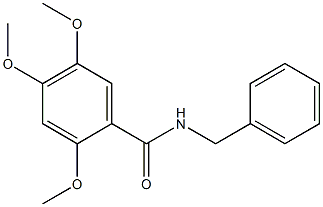 N-benzyl-2,4,5-trimethoxybenzamide Structure