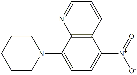 5-nitro-8-(1-piperidinyl)quinoline Structure