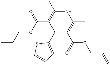 diallyl 2,6-dimethyl-4-thien-2-yl-1,4-dihydropyridine-3,5-dicarboxylate