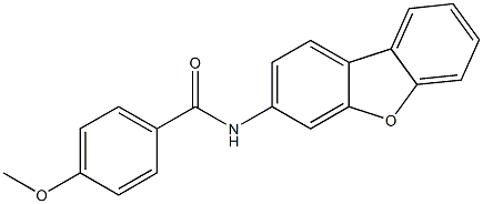 N-dibenzo[b,d]furan-3-yl-4-(methyloxy)benzamide Structure