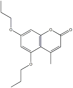 4-methyl-5,7-dipropoxy-2H-chromen-2-one|