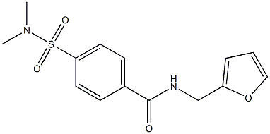 4-[(dimethylamino)sulfonyl]-N-(2-furylmethyl)benzamide Structure