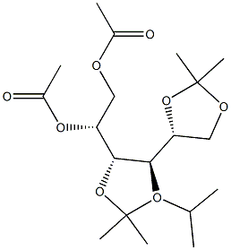 5,6-di-O-acetyl-3-O-isopropyl-1,2:3,4-bis-O-(1-methylethylidene)-D-mannitol