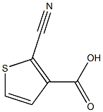 2-cyanothiophene-3-carboxylic acid Struktur