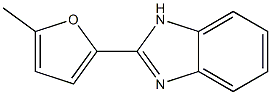 2-(5-methyl-2-furyl)-1H-benzimidazole Struktur