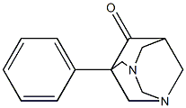 5-phenyl-1,3-diazatricyclo[3.3.1.1~3,7~]decan-6-one 结构式