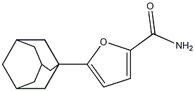 5-(1-adamantyl)-2-furamide 化学構造式