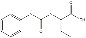 2-[(anilinocarbonyl)amino]butanoic acid Struktur