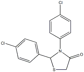 2,3-bis(4-chlorophenyl)-1,3-thiazolidin-4-one