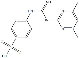 4-{[[(4,6-dimethyl-2-pyrimidinyl)amino](imino)methyl]amino}benzenesulfonic acid