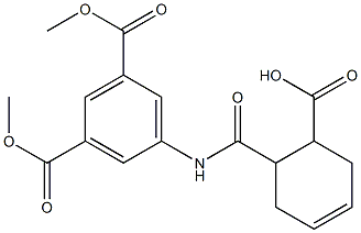 6-{[3,5-bis(methoxycarbonyl)anilino]carbonyl}-3-cyclohexene-1-carboxylic acid