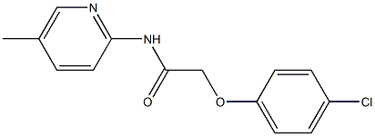 2-(4-chlorophenoxy)-N-(5-methyl-2-pyridinyl)acetamide