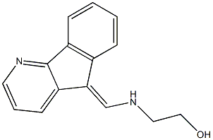 2-[(5H-indeno[1,2-b]pyridin-5-ylidenemethyl)amino]ethanol Structure