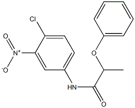 N-{4-chloro-3-nitrophenyl}-2-phenoxypropanamide