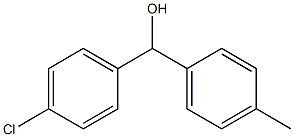 (4-chlorophenyl)(4-methylphenyl)methanol Structure