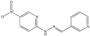 nicotinaldehyde {5-nitro-2-pyridinyl}hydrazone Struktur