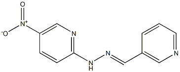 nicotinaldehyde {5-nitro-2-pyridinyl}hydrazone Structure