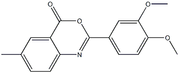 2-(3,4-dimethoxyphenyl)-6-methyl-4H-3,1-benzoxazin-4-one