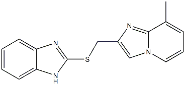 2-{[(8-methylimidazo[1,2-a]pyridin-2-yl)methyl]sulfanyl}-1H-benzimidazole