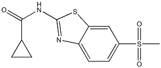 N-[6-(methylsulfonyl)-1,3-benzothiazol-2-yl]cyclopropanecarboxamide