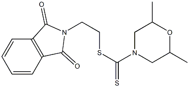 2-(1,3-dioxo-1,3-dihydro-2H-isoindol-2-yl)ethyl 2,6-dimethyl-4-morpholinecarbodithioate