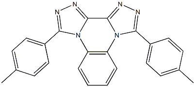 3,10-bis(4-methylphenyl)di[1,2,4]triazolo[4,3-a:3,4-c]quinoxaline Structure