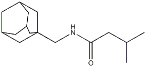 N-(1-adamantylmethyl)-3-methylbutanamide,,结构式