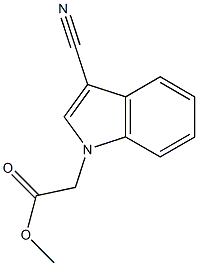 methyl (3-cyano-1H-indol-1-yl)acetate Structure