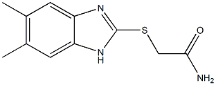 2-[(5,6-dimethyl-1H-benzimidazol-2-yl)sulfanyl]acetamide