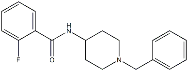 N-(1-benzylpiperidin-4-yl)-2-fluorobenzamide Structure