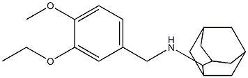 N-(2-adamantyl)-N-(3-ethoxy-4-methoxybenzyl)amine Structure