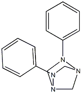 2,5-diphenyl-1,2,4,5-tetraazabicyclo[2.2.1]heptane 化学構造式