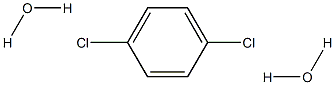 2,5-Dichlorobenzene dihydrate, 97% Struktur