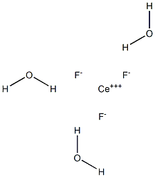 Cerium(III) fluoride trihydrate, 96% min Structure