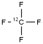 Tetrafluoromethane-12C Structure