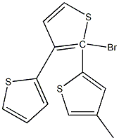 2-Bromo-4'-methylterthiophene 
 化学構造式