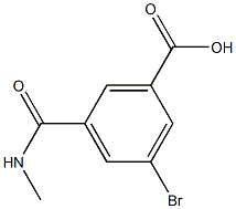  3-bromo-5-(methylcarbamoyl)benzoic acid