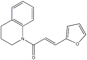 (E)-1-[3,4-dihydro-1(2H)-quinolinyl]-3-(2-furyl)-2-propen-1-one Structure