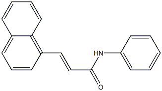 (E)-3-(1-naphthyl)-N-phenyl-2-propenamide