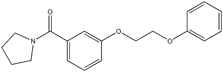  [3-(2-phenoxyethoxy)phenyl](1-pyrrolidinyl)methanone