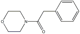 1-(4-morpholinyl)-2-phenyl-1-ethanone,,结构式