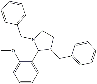 2-(1,3-dibenzyl-2-imidazolidinyl)phenyl methyl ether,,结构式