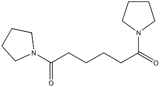 1,6-di(1-pyrrolidinyl)-1,6-hexanedione 结构式