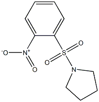 1-[(2-nitrophenyl)sulfonyl]pyrrolidine Struktur