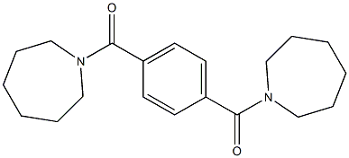 1-azepanyl[4-(1-azepanylcarbonyl)phenyl]methanone 结构式